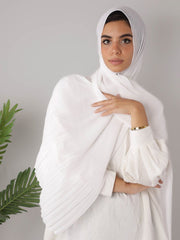 Pleated Chiffon Basic Scarf