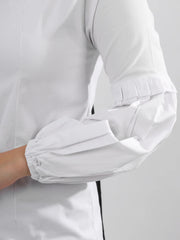 Pleated Sleeves Basic Undershirt