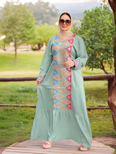 Abaya Dress Light Green-D2