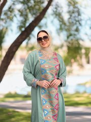 Abaya Dress Light Green-D2