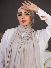 Cotton Woven Ogee Scarf