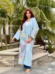 Cardigan Embroidery - Light Blue