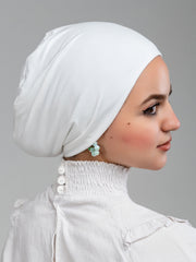No-Thread Ultra Bonnet- Half White