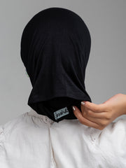 Cropped Bonnet - Black
