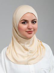 Full-Neck Ultra Under Scarf- Light Beige