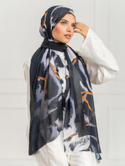 Chiffon Artistic Scarf -D2