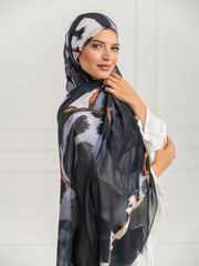 Chiffon Artistic Scarf -D2