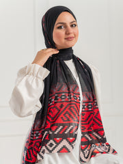 Chiffon Artistic Scarf -D6