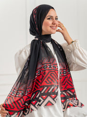 Chiffon Artistic Scarf -D6