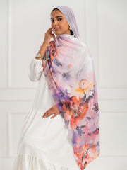 Chiffon Artistic Scarf -D7
