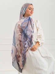 Chiffon Artistic Scarf -D11