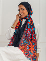 Chiffon Artistic Scarf -D27