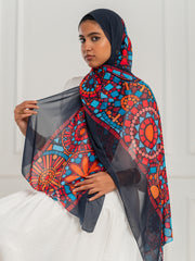 Chiffon Artistic Scarf -D27