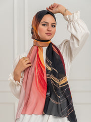 Chiffon Artistic Scarf -D8