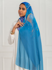 Chiffon Artistic Scarf -D1