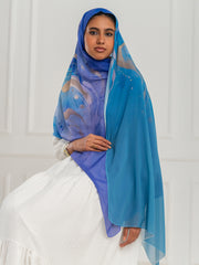 Chiffon Artistic Scarf -D1