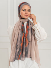 Chiffon Artistic Scarf -D5