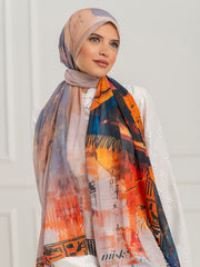 Chiffon Artistic Scarf -D23