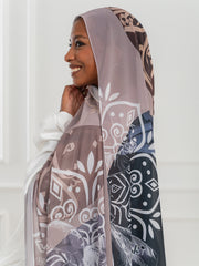 Chiffon Artistic Scarf -D14