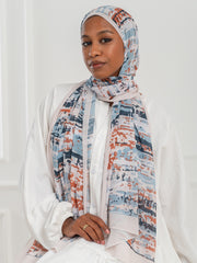 Chiffon Artistic Scarf -D3