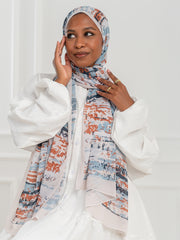 Chiffon Artistic Scarf -D3