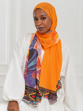 Chiffon Artistic Scarf -D18