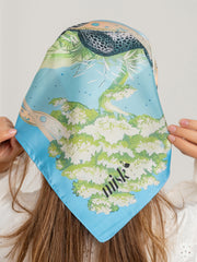 Satin Artistic Square Small-D10