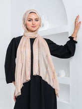 Embroidered Modal-Tan