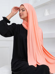 Premium Jersey Scarf- Salmon Pink
