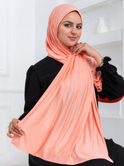 Premium Jersey Scarf- Salmon Pink