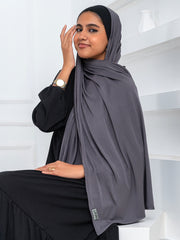 Premium Jersey Scarf- Nardo Gray