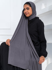 Premium Jersey Scarf- Nardo Gray