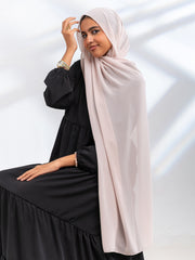 Premium Essential Chiffon- Dark Beige