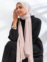 Premium Essential Chiffon- Dark Beige