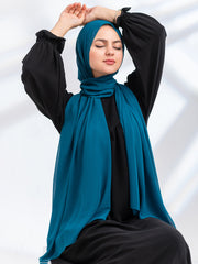 Premium Essential Chiffon- Dark Teal