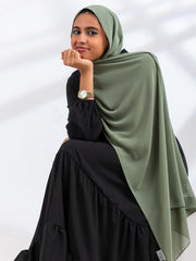 Premium Essential Chiffon- Hazel Green