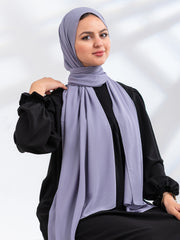 Premium Essential Chiffon- Slate Blue Gray