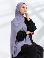 Premium Essential Chiffon- Slate Blue Gray