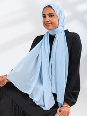 Premium Essential Chiffon- Day Sky Blue