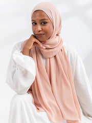 Premium Essential Chiffon- Light Salmon