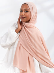 Premium Essential Chiffon- Light Salmon