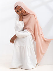 Premium Essential Chiffon- Light Salmon