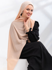 Premium Essential Chiffon- Tan