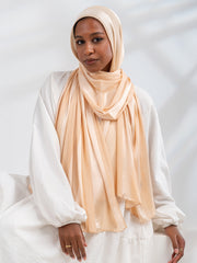 Satin Dobitta Stripped- Deer Brown