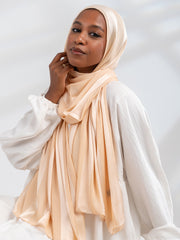 Satin Dobitta Stripped- Deer Brown