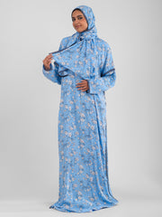 Isdal Pray Set One-PC Viscose -Sky Blue