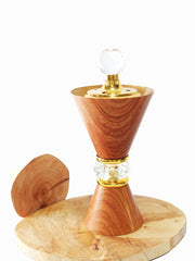 Incense Burner Metal - Oak