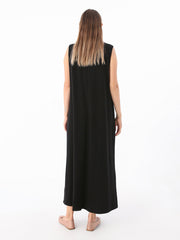 Sleeveless Basic Dress - Black