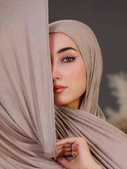 Cotton Woven Ogee Scarf