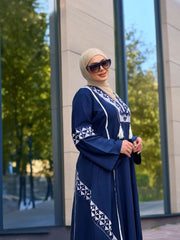 Abaya Dress Navy Blue-D5